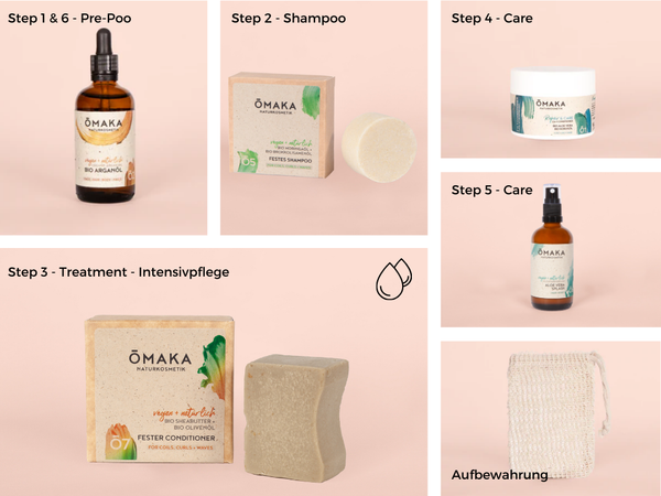Feuchtigkeits-Set für durstige Locken und Afrohaare