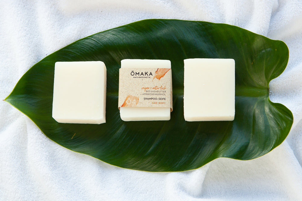 2 Reiswasser-Shampoo Bars – Festes Shampoo, Unparfümiert, Feuchtigkeitsspendend, 95g Pro Stück